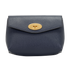 Mulberry Darley Cosmetic Pouch, &pound;175, Accessories, Navy, Leather, Front view